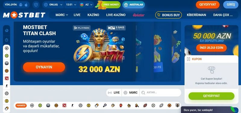 Mostbet Azərbaycanı Kəşf Etmək: İdman, Kazino Oyunları və Oyunçu Mükafatları